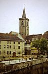 Blick zur Ägidienkirche, 1978