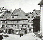 Einmündung Bahnhofstr. auf den Anger, um 1894