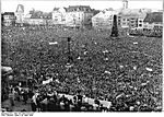 Demo auf dem Domplatz am 26.03.1990