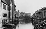 Blick auf die Schlösserbrücke und in die Schlösserstraße um 1910